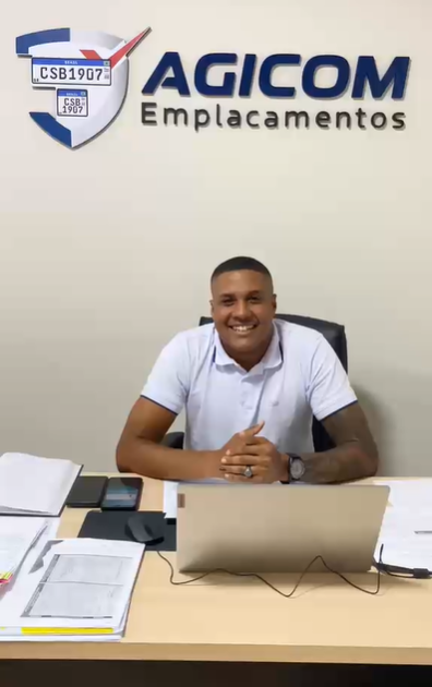 Alisson, despachante da AGICOM Emplacamentos